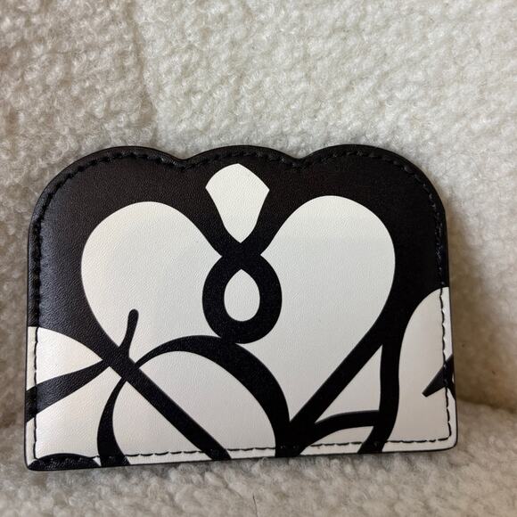 Alexander McQueen Black and White Leather Card Holder - Picture 5 of 5